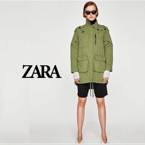 NWT Zara Army Style Parka